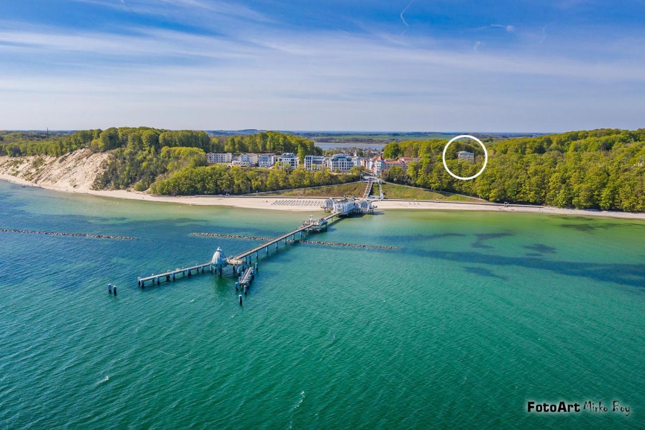 Residenz Seeblick, Fewo 10 Mit Balkon Und Ostseeblick Sellin  외부 사진